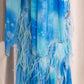 Blue Beaded Long Chiffon Prom Dress Evening Dress Party Dress nv5128