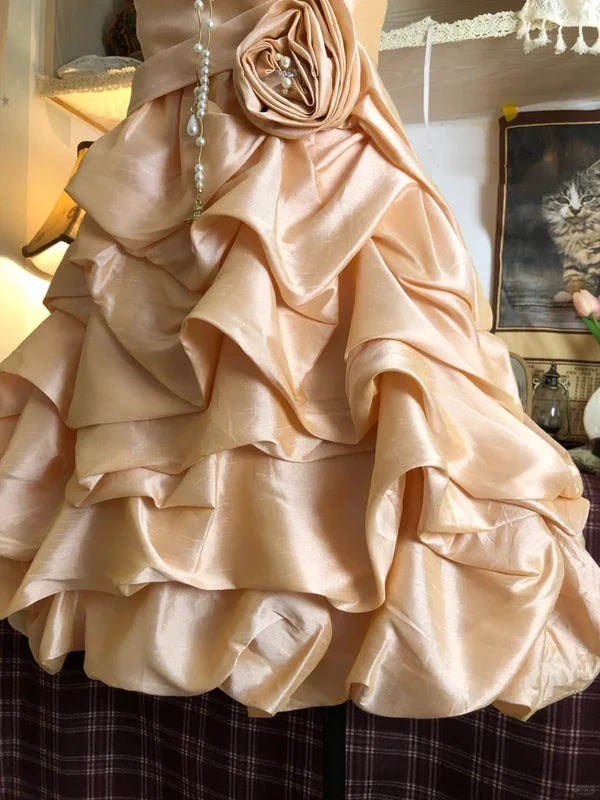 Short Satin Homecoming Dress Birthday Party Dress nv5305