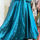 Teal vintage short satin homecoming dress birthday party dress nv5086
