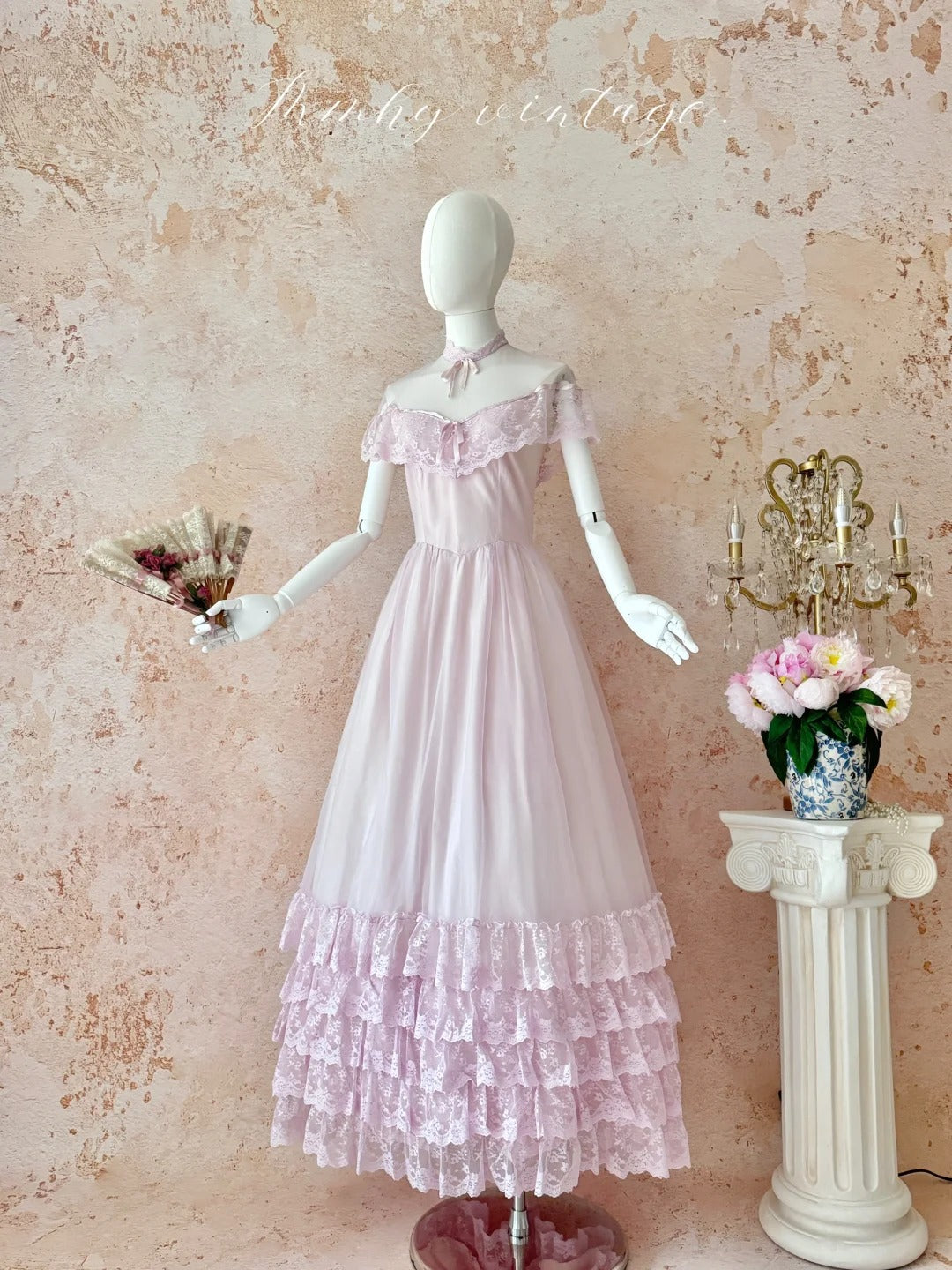 Pink Sweet Delicate Beaded Long Princess Tulle Exquisite Lace Homecoming Dress Prom Dress Evening Dress Birthday/Wedding Party Dress Quinceanera Dress nv4103