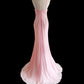 Pink elegant mermaid long chiffon prom dress nv5221