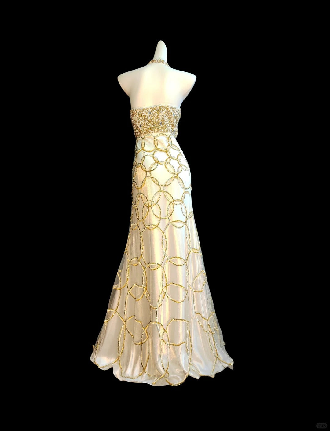 Elegantes, gelbes, langes Meerjungfrau-Ballkleid aus Satin mit Perlen, Abendkleid NV5227