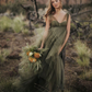 Olive Green Prom Dresses nv589