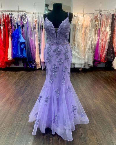 Lavender Prom Dress,Evening Dress,Prom Dresses nv1005