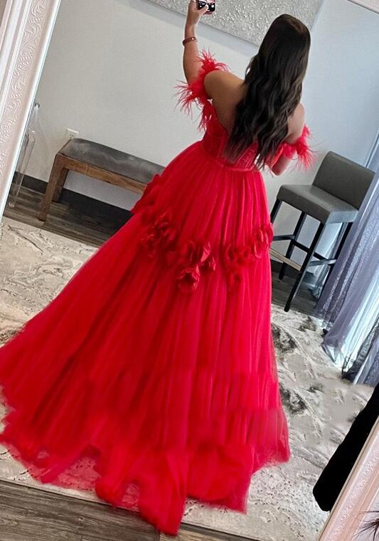 Red Ball Gown Prom Dresses,Hoco Dresses,Sweeth 16 Party Dresses nv1033