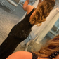 Elegant Glitter Rhinestone Lace Long Prom Dress nv400